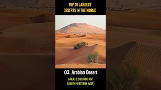 TOP 10 - Largest Deserts in the World