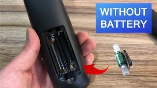 Power a remote control without battery(just shake)