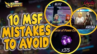 10 Common Mistakes New Players Make in Marvel Strike Force - MSF Beginner's Guide