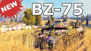 World of Tanks BZ-75 - 9 Kills 7,5K Damage | NEW TANK