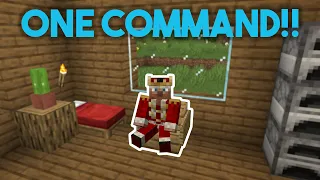 How to Make Working Chairs in Minecraft with just One Command!