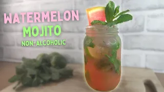 Easy Watermelon Mojito non alcoholic! | Watermelon Mocktail Recipe