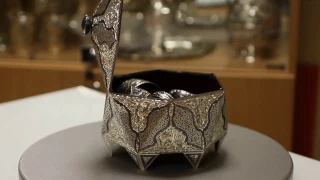 Серебряная шкатулка "Сокровищница" от мастеров Кубачи