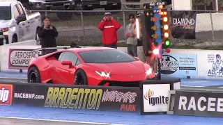 Underground Racing Twin Turbo Lamborghini Huracán 1/4 Mile Testing