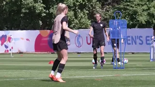 ENGLAND WOMEN TRAINING SESSSION: Ahead of the Euro 2022 Game Against Norway