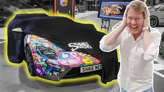 MY FORD GT WRAP REVEAL! You Won't Believe This 'HYPER POP' Art Car Project