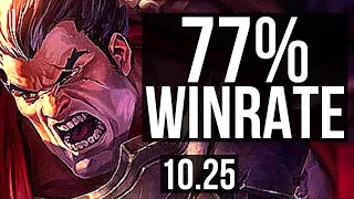 DARIUS vs URGOT (TOP) | 77% winrate, 5/0/1 | BR Master | v10.25