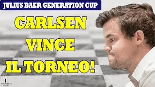 CARLSEN VINCE LA GENERATION CUP DEL MELTWATER CHAMPIONS CHESS TOUR!