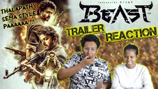 Beast - Official Trailer REACTION 🔥||Thalapathy Vijay | Sun Pictures | Nelson |Anirudh|Ramstk Family