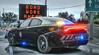 Playing GTA 5 As A POLICE OFFICER City Patrol| HPD|| GTA 5 Lspdfr Mod| 4K