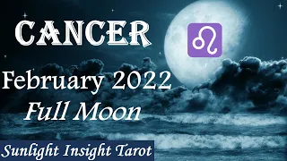 CANCER Tarot💙Love's Still There!💗But Their Decision🤔Makes or Breaks This Relationship!😲Feb Full🌕in♌