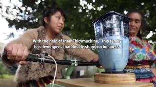 Pedal-powered machines created to help farming families in Guatemala