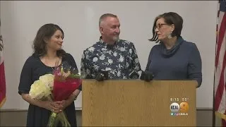 Grateful Couple Meet 911 Dispatcher Who Helpd Saved Husband's Life