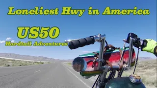 Hardtail Adventures: the Road to VC Roundup 2023. Ironhead Travels along US HWY 50