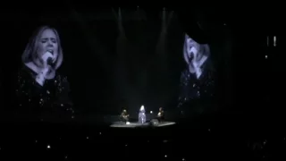 Adele doing an acoustic version of "Million Years Ago" LIVE in Toronto