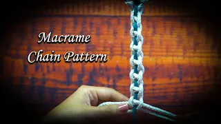 Macrame basic tutorial: Macrame chain pattern | Five strand braid