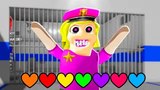 Escape POLICE GIRL PRISON RUN with CUSTOM HEART POWERS