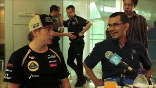 Interview in Kimi Räikkönen Style Malaysia 2012 - Ordering Coffee during Interview ☕