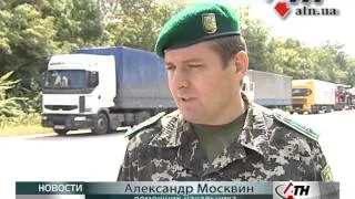 29.08.14 -  Пробки на границе: Россия решила проверять фуры на сканере