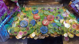 Jackpot am Kirmes Münzschieber 💲💰 VdW Dancing Queen Coin Pusher