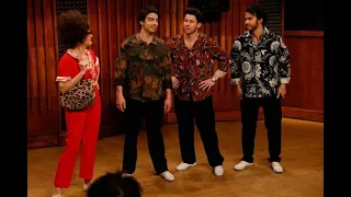 Jonas Brothers Learn Choreography from Molly Shannon — in Matching Outfits — on 'SNL' : Watch