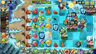 Plants Vs Zombies 2 Frostbite Caves Level 11 Completed