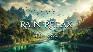 Melodious Piano & Rain Sounds - Soothing Ambiance for Study and Work