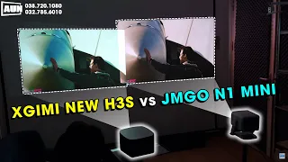 Xgimi new H3s vs jmgo N1 mini quốc tế, so sánh cùng phân khúc giá