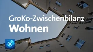 GroKo Zwischenbilanz Wohnen