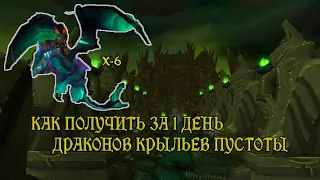 Как получить дракона из стаи Крыльев Пустоты за 1 день?