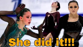Tuktamysheva did it! Valieva made an unrealistic comeback, but lost...