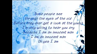 An Innocent Man by Billy Joel   lyrics