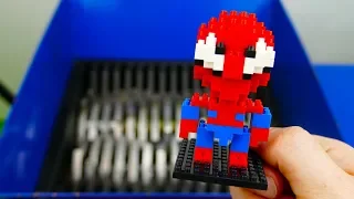 SHREDDING BLOCK SPIDERMAN!