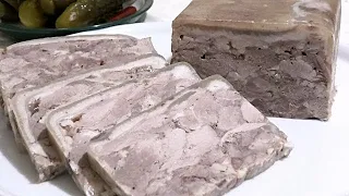 Натуральная мясная закуска Домашний сальтисон /Meat appetizer.