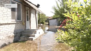 🔴 ПОДТОПЛЕНИЯ в ХЕРСОНЕ: видео последствий ПОДРЫВА Каховской ГЭС