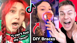 Real Orthodontist Reacts To INSANE Braces Tiktoks