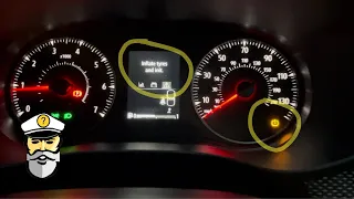 Removing tyre pressure warning light on Dacia Jogger