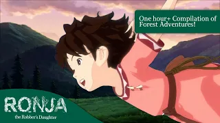 Miyazaki's Ronja - 1 Hour+ Compilation of Forest Adventures | Anime From Studio Ghibli