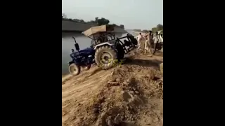 very dangerous tractor accident