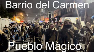 Carnaval barrio del Carmen pueblo mágico | Peñón de los Baños 2024