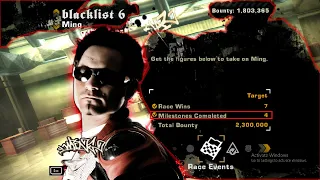NEED FOR SPEED MOST WANTED MILESTONES EVENTS BLACKLIST 6