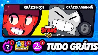 BRAWLER LENDÁRIO GRÁTIS! ABRI 22 STAR DROPS e LIBEREI SÓ COISA TOP NO BRAWL STARS e + UMA SURPRESA