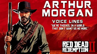 Red Dead Redemption 2: Arthur Morgan Voice Lines [REUPLOADED]