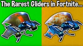 Top 5 RAREST GLIDERS in Fortnite! (0.02% of people have these gliders)