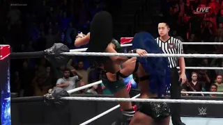 WWE 2K20 BACKLASH SMACKDOWN WOMEN´S CHAMPIONSHIP AJ LEE (W PAIGE) VS SASHA BANKS