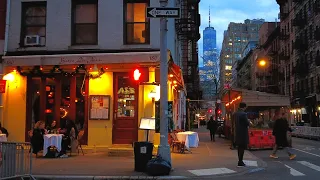 Soho Night Walk on Friday evening | 4K New York City Walking Tour