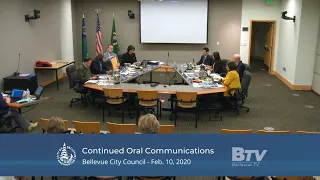 Bellevue City Council Meeting - Feb 10, 2020