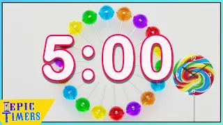 National Lollipop Day 5 minute Timer with Music!