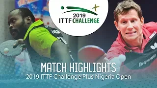 Aruna Quadri vs Robert Gardos | 2019 ITTF Nigeria Open Highlights (Final)