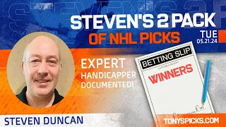 2 FREE NHL Picks & Predictions by Steven Duncan, Tuesday 5/21/24